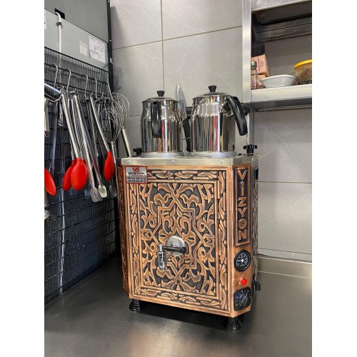 2Li Antik Full Elektrikli Yekpare Vizyon Çay Kazanı